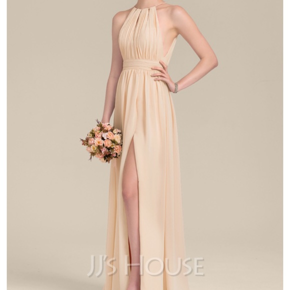 JJs House Dresses & Skirts - Champagne floor length bridesmaid/ prom dress